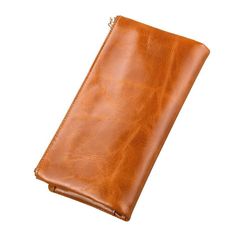 Fashion Genuine Leather Women's Luxury Long Wallet Purse Card Holder – zorket Formal Clutch Wallet With Zipper Closure, Formal Pouch Wallet With Zipper Closure, Classic Clutch Wallet With Zipper Closure, Brown Zipper Closure Clutch Coin Purse, Brown Clutch Wallet With Mobile Phone Bag, Brown Bifold Clutch With Zipper Closure, Leather Clutch Wallet With Zipper Closure, Elegant Leather Trifold Wallet With Zipper Closure, Classic Brown Clutch With Zipper Closure