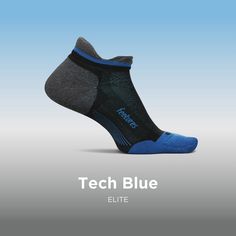 Elevate your running experience with the Feetures Elite Max Cushion No Show Tab socks, designed for both men and women. These athletic compression socks are crafted to offer an unmatched blend of comfort and performance, making them a must-have for any active wardrobe.

- Gender: Unisex
- Size: Small
- Color: Tech Blue
- Material: Moisture-wicking fabric
- Style: No-show with tab

Featuring Targeted Compression, the Feetures Elite socks are engineered to provide zone-specific support where it's Blue Anti-odor Sporty Socks, Functional Blue Outdoor Socks, Stretch Running Socks With Arch Support, Blue Anti-odor Sports Socks, Casual Blue Running Socks, Lightweight Running Socks With Arch Support, Blue Breathable Running Socks, Blue Anti-odor Running Socks, Comfortable Blue Training Socks