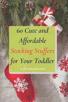 Affordable stocking stuffers for toddlers in 2024 Cheap Stocking Stuffer Ideas, Stocking Stuffers For Toddlers, Toddler Stocking Stuffers, Cheap Stocking Stuffers, Money Saving Jar, Homemade Stamps, Diy Stocking Stuffers, Frugal Christmas, Diy Stockings