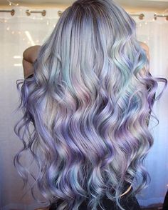 Light Purple Hair Color Ideas, Light Purple Hair Color, Metallic Hair Color, Purple Hair Color Ideas, Purple Hair Color, Holographic Hair, Light Purple Hair, Sunset Hair, Brown Ombre Hair