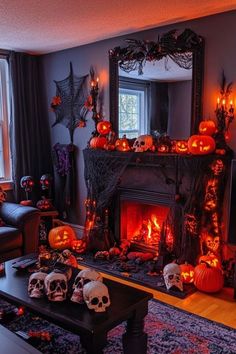 #BEAUTY, #RELATIONSHIPS #Fashion #Animals #Outfits #Winter Outfits #Animals Halloween Decoration Living Room, Pretty Halloween Decor, Loft Conversion Ideas Layout, Halloween Horror Decorations, Diy Scary Halloween Decorations Outdoor, Halloween Sleepover Ideas, Horror Living Room, Diy Scary Halloween Decorations, Exterior Halloween Decorations