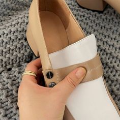 These loafers are designed in a timeless, minimal silhouette, so you'll be sure to wear them often. Made from soft leather, soft bottom that ensure all-day comfort. Wear yours with tailoring and denim alike. Color: Apricot/BlackMaterial: CowhideLining: CowhideInsole: CowhideSole: RubberHeels: 4.5 cm/1.77"Weight:Fit: Medium to Wide, Runs Normal.Origin: Made in China Production Time: About 5-7 days (Any exceptional case will email you, Please pay attention to your email left) Shipping Time: Free S White Leather Slip-ons For Office, Office Faux Leather Shoes With Plain Toe, Faux Leather Flat Heel Slip-ons For Work, Faux Leather Slip-ons With Flat Heel For Work, Elegant Faux Leather Slip-ons With Round Toe, Elegant Faux Leather Oxfords For Office, Workwear Faux Leather Slip-ons With Flat Heel, Leather Slip-ons With Almond Toe For Office, White Pointed Toe Dress Shoes For Work