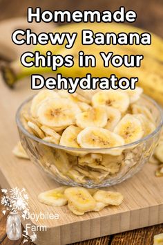 homemade chewy banana chips in your delhydraator are ready to be eaten