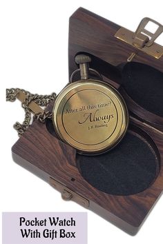 PERSONALIZED POCKET WATCH ! The Ultimate Gift For All Occasions, Anniversary gift, Groomsmen Gift, Birthday Gift etc ! Brass Open Face Pocket Watch With Vest Chain and (Leather Pouch or Wood Box) to keep it safe and clean. Size of the Pocket Watch is 2” approximately. Material of Pocket Watch is Brass. Finish : Antiquated brass, Roman Numerals, We do have other watches in stock, Antiquated Gold Finish, Regular face watch without the Roman Numerals, contact us ! Timeless Pocket Watch With Stopwatch Feature As Gift, Gold Watch Accessories Gift, Classic Watch Accessories With Stopwatch For Gifts, Vintage Pocket Watch Gift, Classic Pocket Watch With Stopwatch As Gift, Classic Pocket Watch With Chronometer As Gift, Classic Pocket Watch With Stopwatch Feature As Gift, Classic Pocket Watch Chronometer As Gift, Classic Pocket Watch With Stopwatch Feature