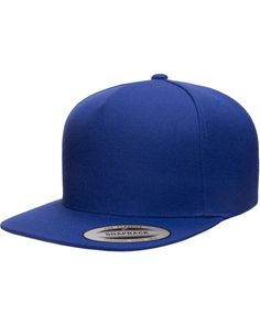 Adult 5-Panel Structured Flat Visor Classic Snapback Cap - ROYAL - OS | Yupoong Adult 5-Panel Structured Flat Visor Classic Snapback Cap in Royal Blue | Acrylic Blend Classic Blue Adjustable Snapback Hat, Classic Blue Snapback Hat, Classic Blue Snapback Hat For Streetwear, Blue Adjustable Flat Cap Snapback Hat, Adjustable Blue Flat Cap Snapback Hat, Casual Blue 5-panel Fitted Hat, Blue Flat Bill Baseball Cap For Streetwear, Blue 5-panel Hat For Streetwear, Blue 5-panel Snapback Hat For Sports