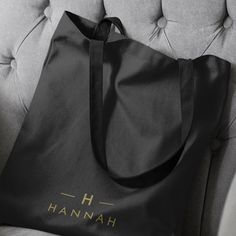 Minimalist Typography, Bespoke Gifts, Minimalist Gifts, Monogram Design, Perfect Tote Bag