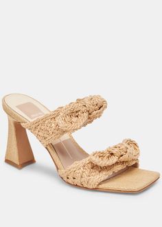 Dolce Vita Niyah - Natural Rafia ***FINAL SALE***-Hand In Pocket High Heel Dress, Statement Shoe, Woven Raffia, Farmer's Market, Dress Sandals, Heel Height, High Heels, Shoe Accessories, Slip On