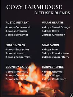 Cozy Cabin Essential Oil Blend, Thanksgiving Diffuser Blends, Scent Board, Diffuser Blends For Fall, Diy Potpourri, Diy Diffuser, Incense Blends