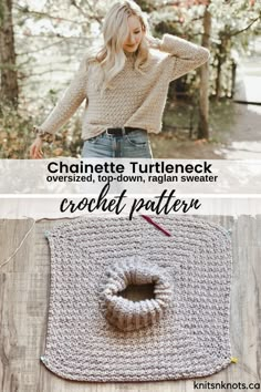 a crocheted pot holder is shown with the text, how to crochet a