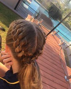 40+ Cute And Easy Volleyball Hairstyles For Any Hair Length Cute Volleyball Hairstyles Easy, Easy Volleyball Hairstyles, Cute Volleyball Hairstyles, Super Easy Hairstyles, Easy Hairstyles For School, Play Volleyball, Ribbon Hairstyle, Cute Hairstyles For Medium Hair, Cute Hairstyles For Short Hair