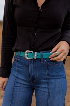 Western Belt - 41" Big Belt Outfit, Big Belt, Belt Outfit, Turquoise Belt, Western Clothes, Concho Belt, Western Belt, Suede Belt, Western Belts