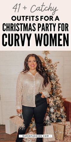 Christmas Midsize Outfits, Work Christmas Party Outfit Plus Size Style, Christmas Party Looks Outfit, Christmas Day Outfit Plus Size, Christmas Best Outfit, Best Holiday Outfits For Women, Plus Women Outfits, Christmas Outfit Festive, Plus Size Xmas Outfit