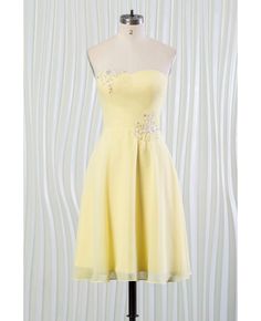 Shop Simple Yellow Summer Bridesmaid Dress With Beading Strapless Short online. Custom-made any plus size or color. Pro since 2009. Summer Bridesmaid Dress, Summer Bridesmaids, Summer Bridesmaid Dresses, Yellow Bridesmaid Dresses, Yellow Bridesmaids, Yellow Short, Bridesmaid Dress Colors, Bridal Party Dresses, Short Bridesmaid Dresses