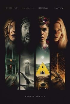 the movie poster for modern horror