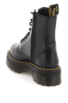 Upper: 100% Leather Lining: 75% Fabric, 25% Leather Sole: 100% Pvc Dr Martens Jadon Smooth Leather Platform Boots, Dr Martens Jadon, Winter Heels, Louis Vuitton Designer, Dr. Martens, Shoe Brands, Winter Boot, Valentino Garavani, Smooth Leather