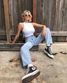 Converse Outfits, Closet Wardrobe, London Outfit, Tumblr Outfits, Model Outfits, Fit Ideas, Pinterest Closet, Teenager Outfits