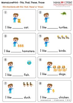 worksheet for kids to learn how to read the words in their own language