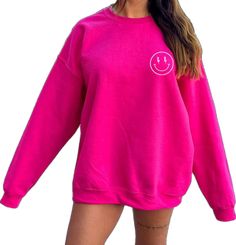 Oversized Pink Crew Neck Top, Crewneck Aesthetic, Checkered Sweater, Lightning Bolt Design, Trendy Crewneck, Sweater Y2k, Preppy Clothes, Sweatshirt Trendy, Aesthetic Shirt