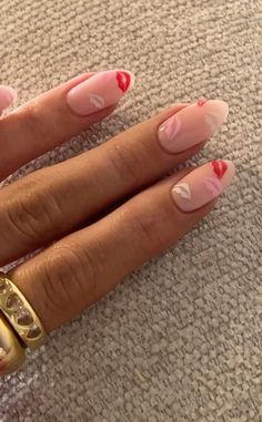 nail idea, cute nail , kiss Summer Nail Colors, Kiss Nails, Summery Nails, Neutral Nails, Manicure Y Pedicure, Fire Nails, Funky Nails, Chic Nails