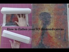 how to flatten your 3d diamond canvas