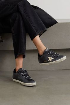 Black Sneakers Outfit, Black Superstar, Keds Style, Sneaker Outfits