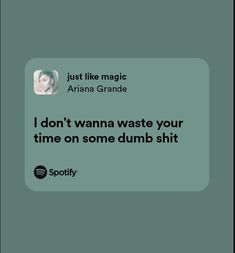 Spotify Lyrics Green Aesthetic, Ariana Quotes Lyrics, Lana Spotify Lyrics, Ariana Songs Lyrics, Spotify Lyrics Ariana Grande, Sound Mind, Meaningful Lyrics, Insta Posts