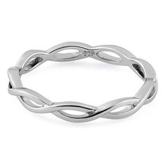 Band width: 3mm

    
 
       Metal:  925 sterling silver

      Finish: high polish

         Design goes all the way around the ring seamlessly White Gold Infinity Ring With Polished Finish, Sterling Silver Infinity Ring With A Modern Twist, Silver Infinity Stackable Rings, Modern Sterling Silver Infinity Ring, Modern Twist Silver Stackable Rings, Silver Infinity Ring With Polished Finish, Silver Sterling Silver Infinity Stackable Rings, Silver Hypoallergenic Infinity Ring, Quality Rings