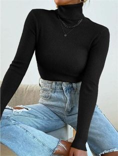 ⚡Buy 2023 Turtleneck Ribbed Knit Sweater Beige S under $14.00 in Sweaters at AnotherChill.com Online. Style: Casual. Pattern Type: Plain. Details: Rib-Knit. Type: Basic Tops. Neckline: High Neck. Sleeve Length: Long Sleeve. Sleeve Type: Regular Sleeve. Length: Regular. Fit Type: Slim Fit. Fabric: High Stretch. Material: Fabric. Composition: 50% Polyester, 27% Viscose, 23% Nylon. Care Instructions: Hand wash or professional dry clean. ✓2023 S/S OUTFITS. Check reviews and buy Turtleneck Ribbed Kni Bodycon Floral Dress, Y2k Clothing, Sweaters Online, Ribbed Knit Sweater, Crop Top Blouse, Basic Tops, Winter Women, Knit Sweater, Rib Knit