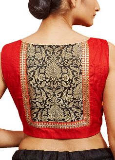 Sari Blouses For Women, Clothes Design Ideas, Logo Clothes, Cotton Saree Blouse Designs, Boat Neck Blouse Design, New Saree Blouse Designs, Sari Blouse Designs