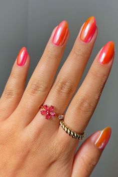 33 Cutest Fall Ombre Nails To Literally Own The Season Fall Ombre Nails Ideas, Fall Ombre Nails, Ombre Nails Ideas, Nails Ideas Autumn, Fall Ombre, Autumn 2023, Fall Nail Art, Random Image, Fall Nails