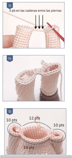 instructions to crochet a basket with handles