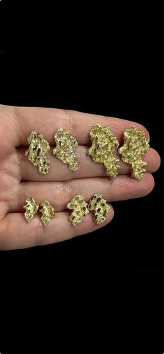 ✅HANDMADE  ✅ 100% BRAND NEW ✅10K REAL GOLD STAMPED  ✅AVERAGE WEIGHT     SMALL : .9 grams MEDIUM : 1.5 grams  LARGE : 2 grams  EXTRA LARGE : 4 grams  ✅ LENGTH     SMALL : 12mm  MEDIUM : 14.5mm LARGE : 20mm EXTRA LARGE : 26.5mm ✅ WIDTH  SMALL : 7mm  MEDIUM : 10mm LARGE : 12mm EXTRA LARGE : 16mm Gold Hallmarked Cluster Drop Earrings, Gold Nugget Jewelry For Jewelry Making, Gold Nugget Earrings As Gift, Gold Nugget Earrings, Earrings Mens, Nugget Earrings, Cloud Shape, Cloud Shapes, Gold Nugget