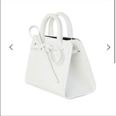 New In Pink Box And With Dust Bag Mansur Gavriel Mini Mini Sun Bag In White. Yes These Are Brand New So You Can Gift It To Your Friend, Wife, Gf, Sister, Mom, Etc. Please Message Me If You Have Any Questions. Also Selling A Pink One In Separate Listing. Both Colors Are Brand New. Sold Out, They Are Not Making The Sun Bag Line Anymore. Designer White Tote Box Bag, Luxury White Box Bag With Handles, Designer White Box Bag With Double Handle, Designer White Satchel As Gift, Luxury White Pouch Box Bag, Designer White Box Bag With Dust Bag, Luxury White Pouch Satchel, White Crossbody Box Bag Gift, Luxury White Tote Box Bag