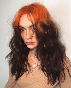 Hair Color Orange, Permanent Hair Dye, Hair Trend, Alternative Hair, Copper Hair, Hair Inspiration Color, Roots Hair, Orange Hair, Tree Ideas