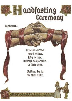 a poster with two hands holding each other's arms and the caption that says, hampsing ceremony