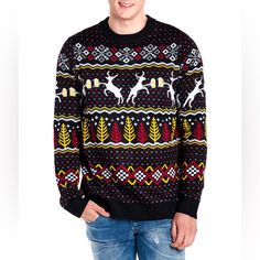 Nwot. 4xl Awkward Family Christmas, Beer Christmas, Elf Man, Mens Ugly Christmas Sweater, Tipsy Elves, Couple Christmas, Ugly Christmas Sweater Funny, Funny Christmas Sweaters, Christmas Sweater Men