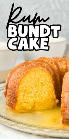 Bundt Cake Recipes With Alcohol, Rum Butter Cake, Desserts In Bundt Pan, Rum Pound Cake Recipes Bundt Pans, Rum Raisin Pound Cake, Desserts Made With Liquor, Vanilla Rum Cake Recipe, Gf Rum Cake, Vanilla Rum Cake