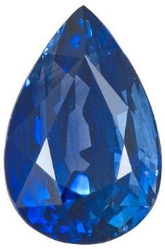 Blue Sapphire Loose Gemstone, Pear Cut, 9.67 x 6.4 mm, 2.75 Carats at BitCoin Gems Gem Tattoo, Bright Blue Color, I Dont Know You, Multi Gemstone Ring, Shiny Objects, Faceted Gems, All Gems, A New World