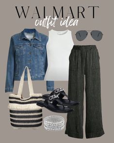 Walmart Outfits, Casual Weekend Outfit, Classic Style Outfits, Sassy Outfit, Summer Capsule Wardrobe, Looks Style, Casual Summer Outfits, Spring Summer Outfits, Look Chic