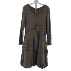 Glamz Brown Sweater Knit Womens Long Sleeve Stitch Patchwork Dress Shift 42 Nwt - Brand: Glamz - Color: Brown - Condition: New With Tags Box - Category: Women Women's Clothing Dresses - Dress Length: Long - Department: Women - Size Type: Regular - Material: Polyester - Size: 42 - Style: Sweater Dress, Shift Sku: E64-Xqyd5o8lomlo Winter Stretch Patchwork Dresses, Stretch Winter Patchwork Dresses, Stretch Patchwork Winter Dresses, Stretch Patchwork Dress For Winter, Fitted Patchwork Midi Dress For Fall, Long Sleeve Patchwork Sweater Dress For Fall, Patchwork Dress, Brown Sweater, Women Long Sleeve