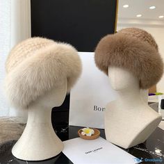 OrcaJump - Chic Plush Hat Featuring Mink Hair in White and Beige Beach Community, Fur Hats, Christmas Promotion, Faux Fur Hat, Dress Shopping, Real Hair, Fluffy Hair, Fisherman Hat, Fur Hat