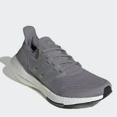 Adidas Ultraboost 21 Running Trainer Sneakers Gray Color Primeknit Upper Ultraboost Midsole For Comfort Continental Rubber Outsole Men's Size 6 = Women's Size 7.5 Brand New In Box - Nib Grey Adidas Ultraboost, Ultraboost 22, Hot Pursuit, Adidas Nmd R1, Adidas Running Shoes, Adidas Ultraboost, Running Trainers, Adidas Kids, Shoes Adidas