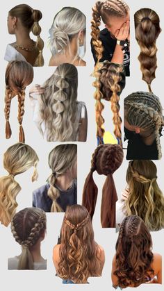 Anna Hair, Preppy Hairstyles, Hairstyle Examples, Sport Hair, Beach Hairstyles For Long Hair, Cute Simple Hairstyles, Hairdos For Curly Hair, Peinados Fáciles Para Cabello Corto, Hair Stylies