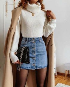 Outfit Chic, Mode Inspo, Looks Chic, Outfit Inspo Fall, Autumn Outfit, Fall Fashion Outfits, Looks Style, Mode Inspiration, Winter Fashion Outfits