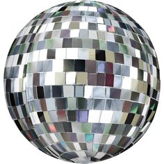 Anagram 16 inch DISCO BALL ORBZ Foil Balloon 47415-01-A-P Disco Ball Party Hat, 3d Sphere, Disco Balls, Mylar Balloons, Birthday Decor, Disco Party, Disco Ball, The Balloon, Foil Balloons