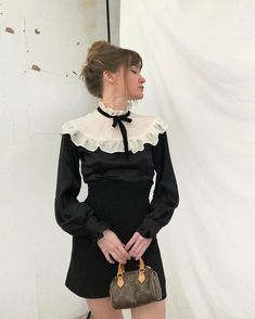 Detail Couture, Look Formal, French Maid, Outfit Goals, Looks Vintage, Aesthetic Outfits, Look Fashion