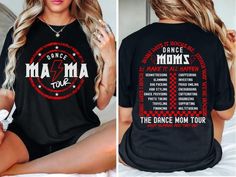 Dance Mama Tour Shirt, Funny Dance Mom Gift, Dance Comp Tshirt, Cheer Mom Competition, Sorry I Can't Dance Season, Dance Mom Era, Rock Mama - Etsy Dance Mom Competition Shirt, Funny Dance Mom Shirts, School Dance Themes, High School Dance, Funny Dance, Dance Themes