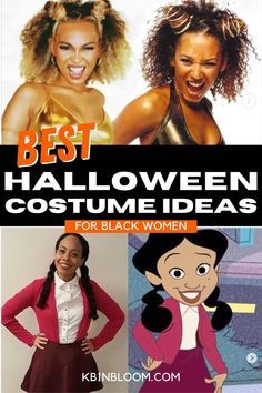 #outfits ,#halloweencostumes ,#halloweenoutfits ,#costumesideas ,#coupleoutfits ,#halloweencouple ,#halloweenideas ,#familycostumes Baps Costume Ideas, Halloween Costumes Black Girls Ideas, Black Cartoon Halloween Costumes, Diy Costume Black Women, Halloween For Black Women, Black Woman Halloween Costumes Ideas, Halloween Ideas For Black Women, Afro Costume Ideas, Numbah 5 Halloween Costume