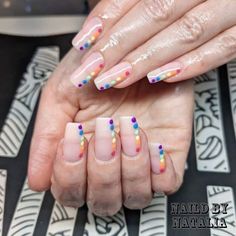 Almond Shape Nail Designs, Easy Pride Nails, Short Nail Design, Almond Shaped Nails Designs, Pride Nails, Nails Design Ideas, Simple Gel Nails, Coffin Shape