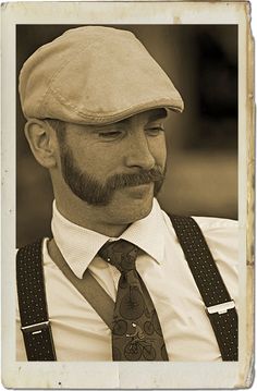 Mutton Chops Facial Hair, Mustache Art, Tweed Ride, Brown Beard